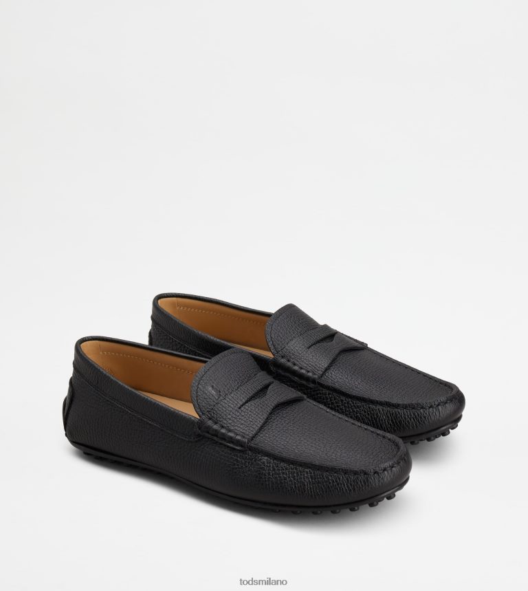 uomininero Tod's mocassino gommino da città in pelle P66X8B695