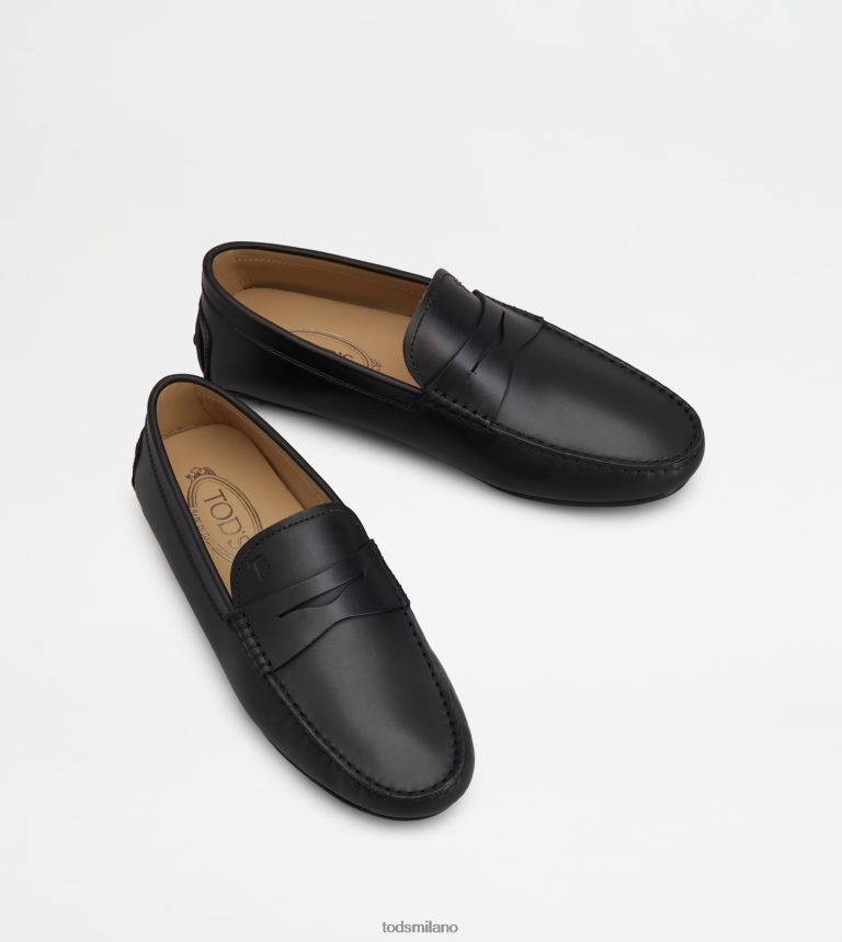uomininero Tod's mocassino gommino da città in pelle P66X8B757