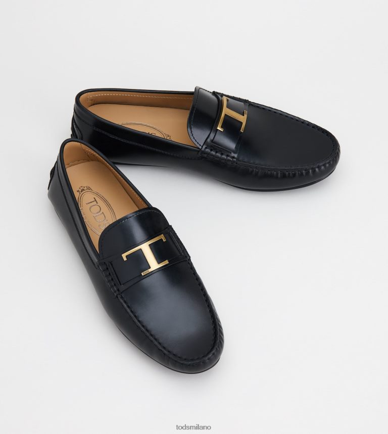 uomininero Tod's mocassino gommino da città in pelle P66X8B767