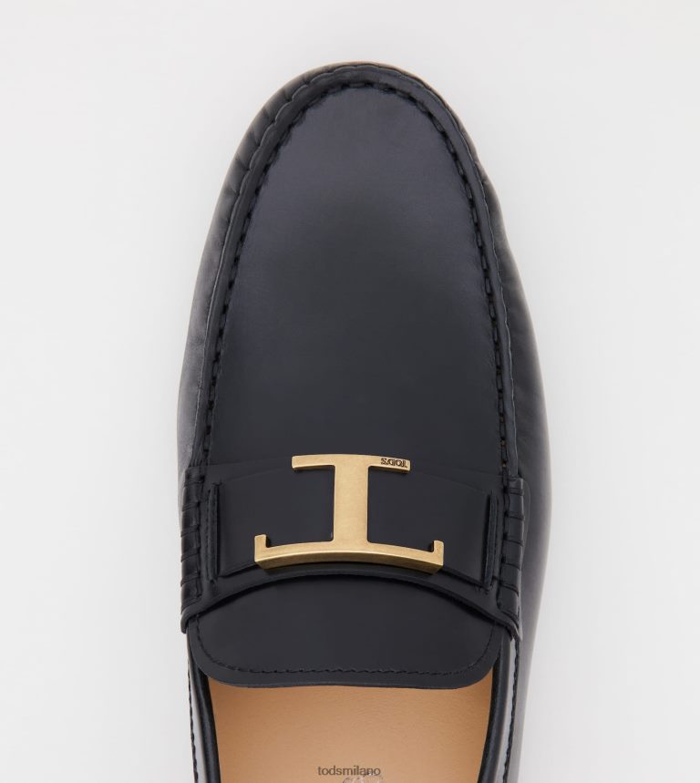 uomininero Tod's mocassino gommino da città in pelle P66X8B767