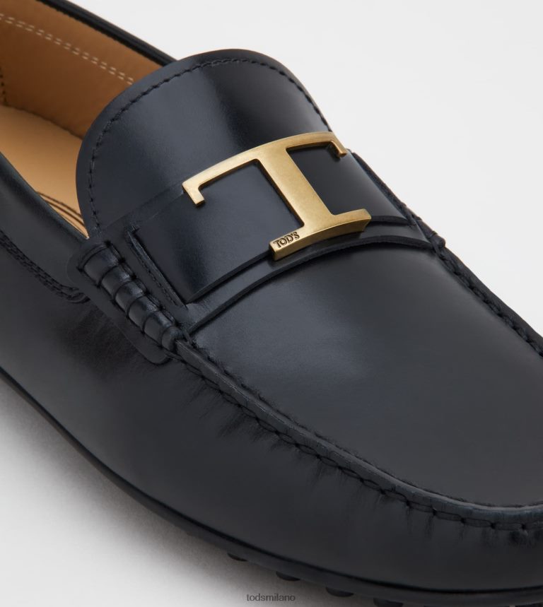 uomininero Tod's mocassino gommino da città in pelle P66X8B767