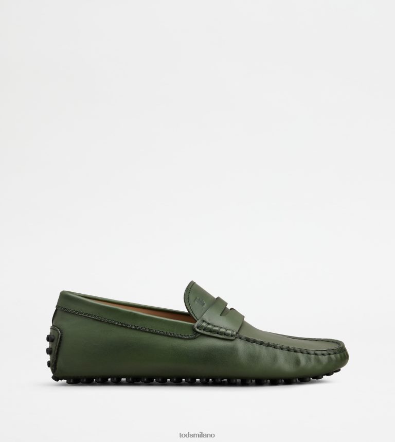 uominiverde Tod's gommino mocassino in pelle P66X8B736