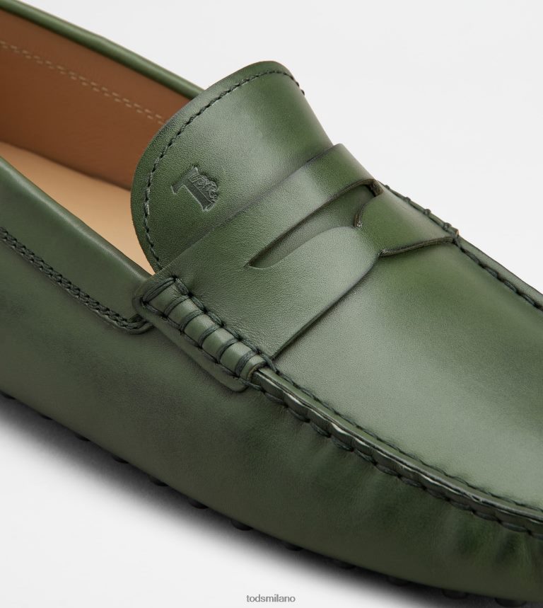 uominiverde Tod's gommino mocassino in pelle P66X8B736