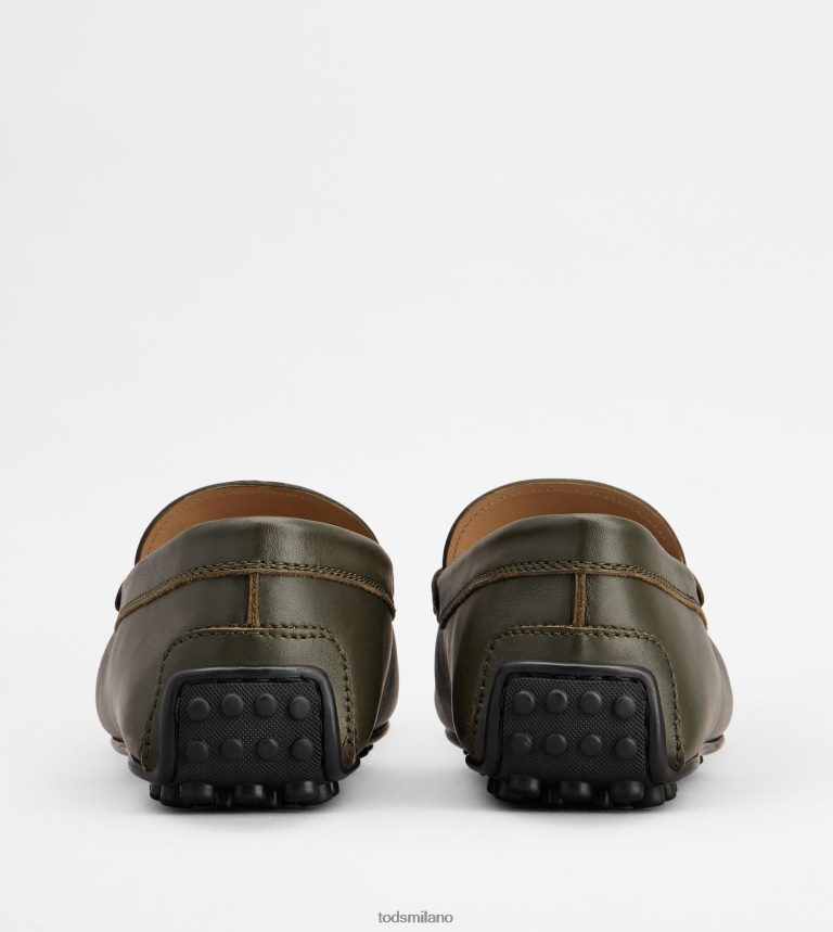 uominiverde Tod's mocassino gommino da città in pelle P66X8B772