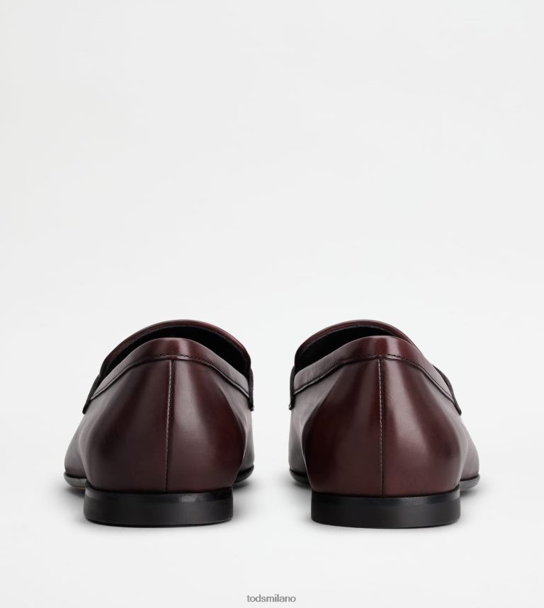 uominiBorgogna Tod's t intramontabili mocassini in pelle P66X8B654