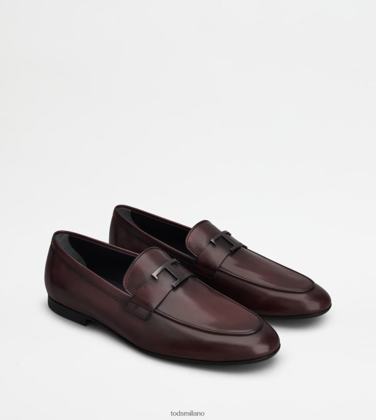 uominiBorgogna Tod's t intramontabili mocassini in pelle P66X8B654