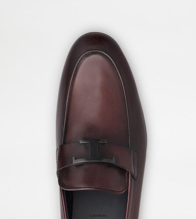 uominiBorgogna Tod's t intramontabili mocassini in pelle P66X8B654
