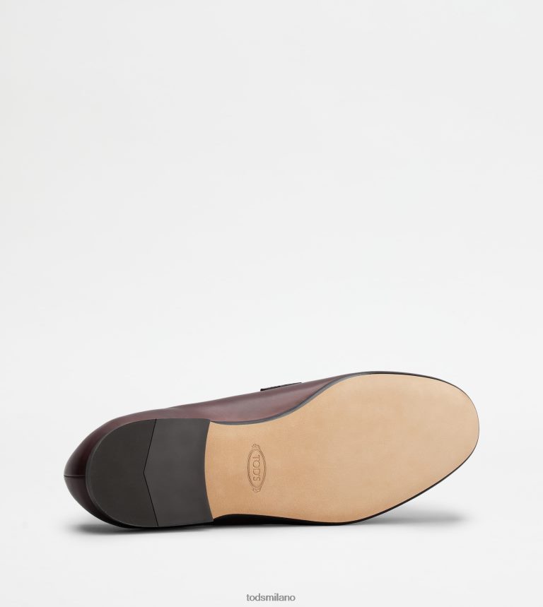 uominiBorgogna Tod's t intramontabili mocassini in pelle P66X8B654