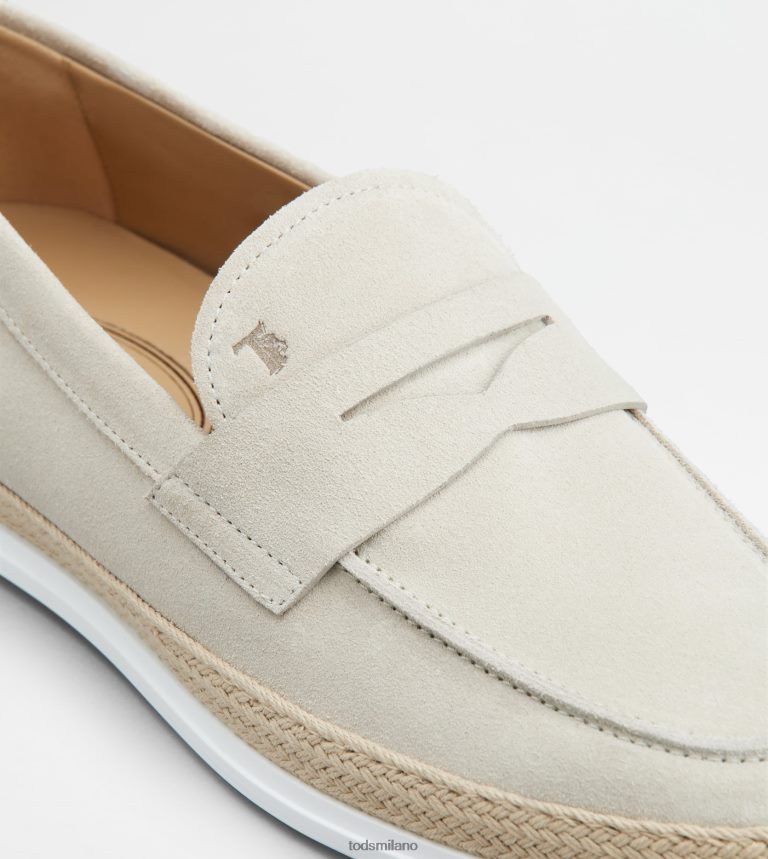 uominibeige Tod's mocassini in pelle scamosciata P66X8B640