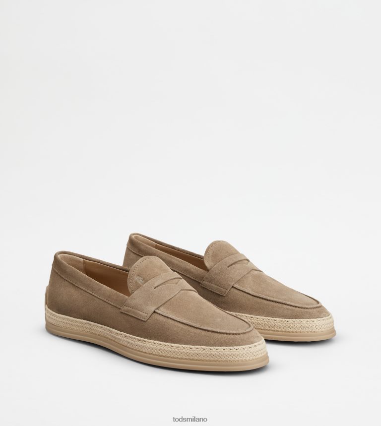 uominibeige Tod's mocassini in pelle scamosciata P66X8B644
