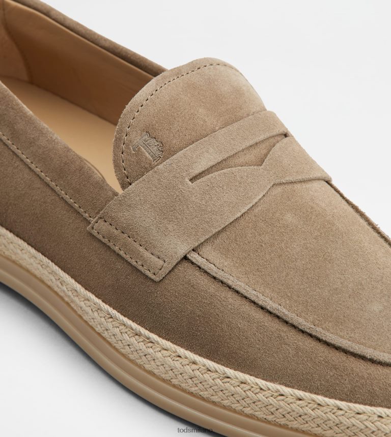 uominibeige Tod's mocassini in pelle scamosciata P66X8B644