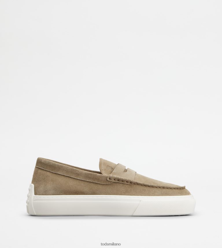 uominibeige Tod's mocassini in pelle scamosciata P66X8B662