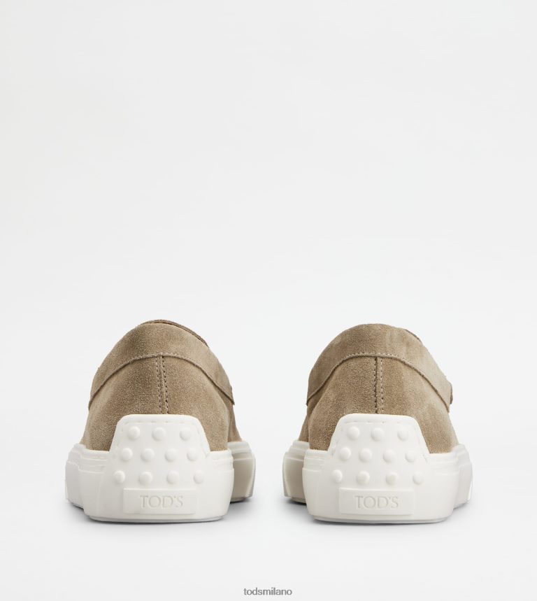 uominibeige Tod's mocassini in pelle scamosciata P66X8B662