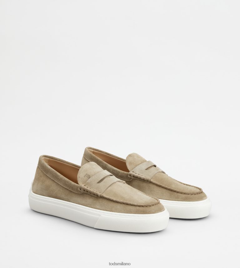 uominibeige Tod's mocassini in pelle scamosciata P66X8B662