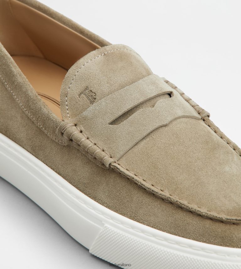 uominibeige Tod's mocassini in pelle scamosciata P66X8B662