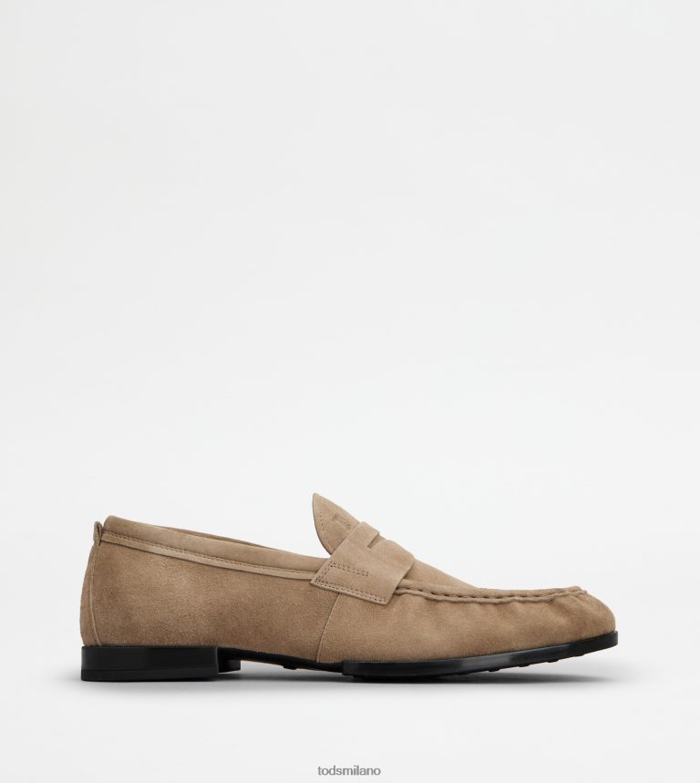 uominibeige Tod's mocassini in pelle scamosciata P66X8B679