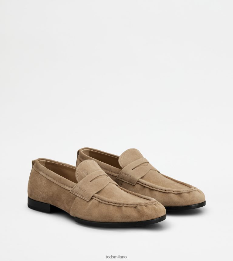 uominibeige Tod's mocassini in pelle scamosciata P66X8B679