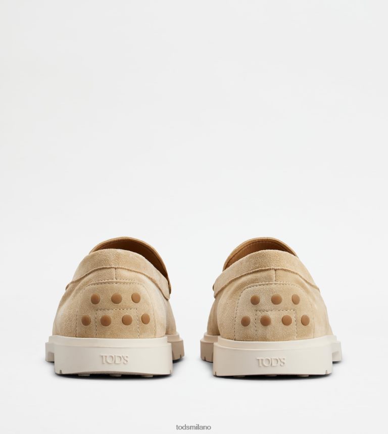 uominibianco Tod's mocassino pantofola in pelle scamosciata P66X8B651
