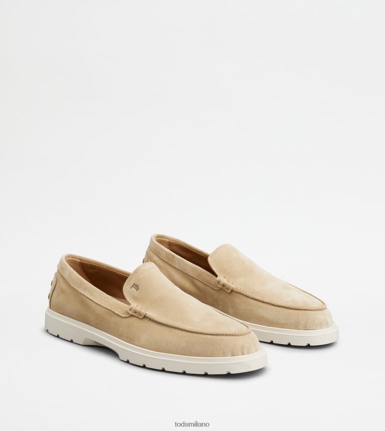 uominibianco Tod's mocassino pantofola in pelle scamosciata P66X8B651