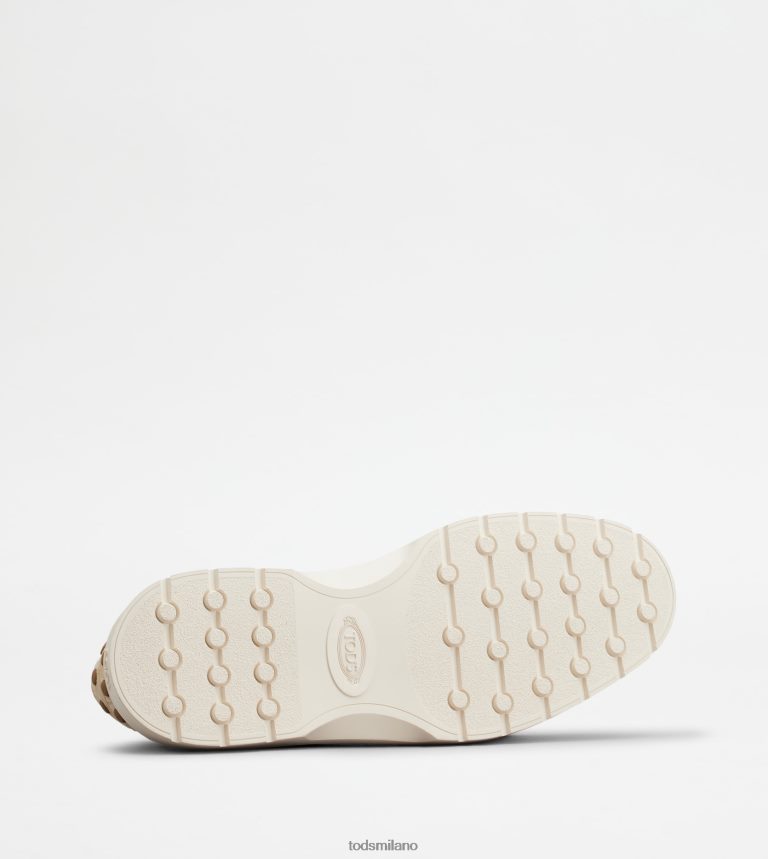 uominibianco Tod's mocassino pantofola in pelle scamosciata P66X8B651