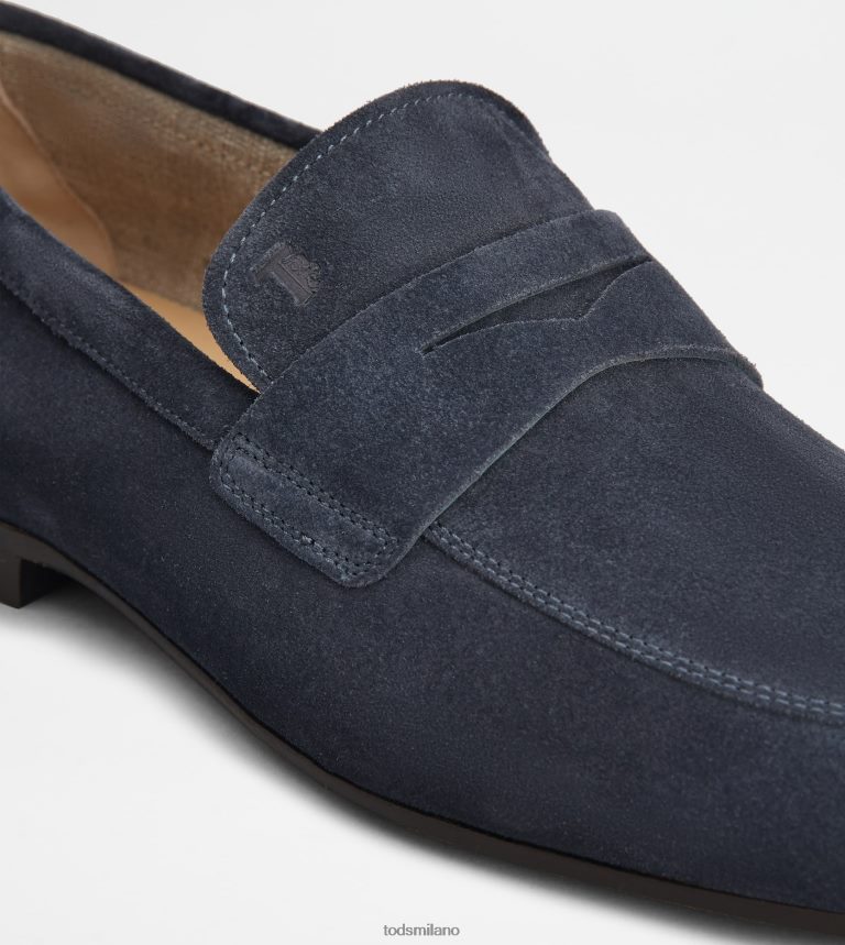 uominiblu Tod's mocassini in pelle scamosciata P66X8B658