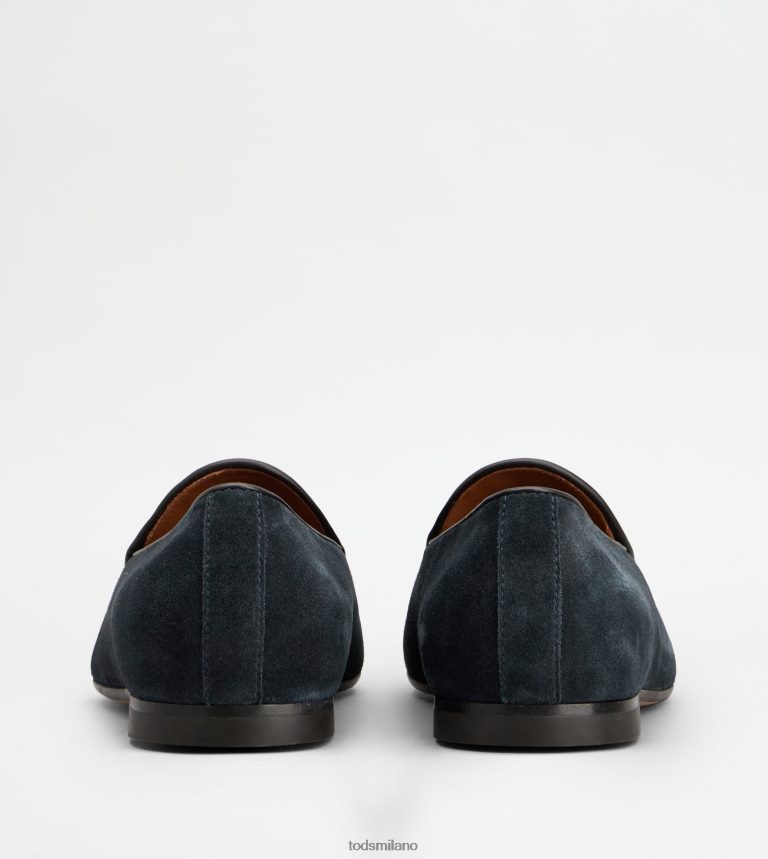 uominiblu Tod's mocassino con nappine in camoscio P66X8B663