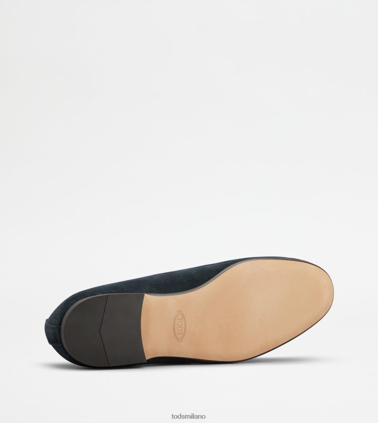 uominiblu Tod's mocassino con nappine in camoscio P66X8B663