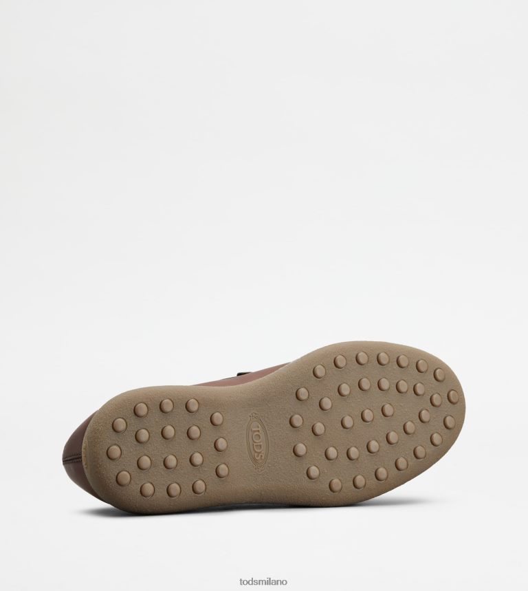 uominimarrone Tod's mocassini in pelle P66X8B652