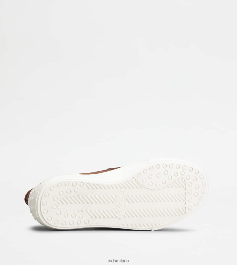 uominimarrone Tod's mocassini in pelle P66X8B660