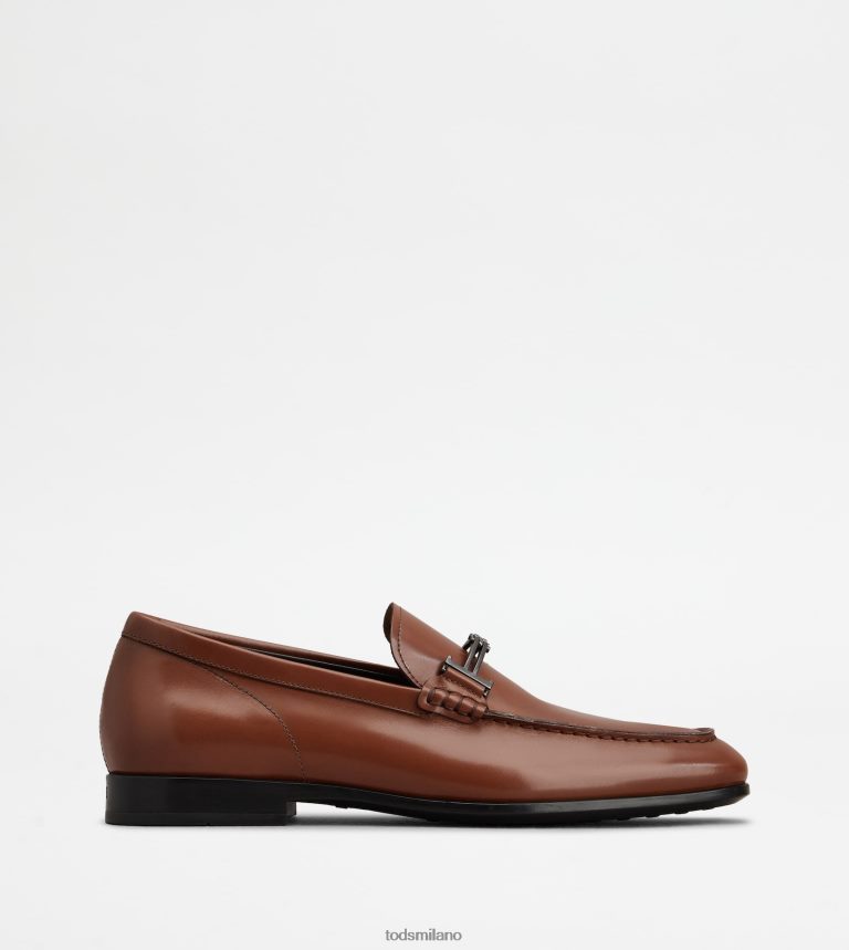 uominimarrone Tod's mocassini in pelle P66X8B705
