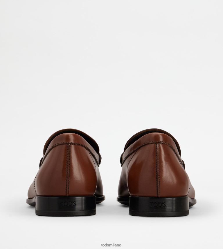 uominimarrone Tod's mocassini in pelle P66X8B705