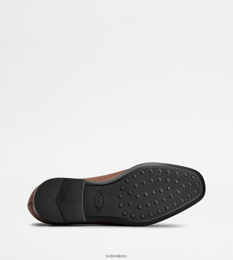 uominimarrone Tod's mocassini in pelle P66X8B705