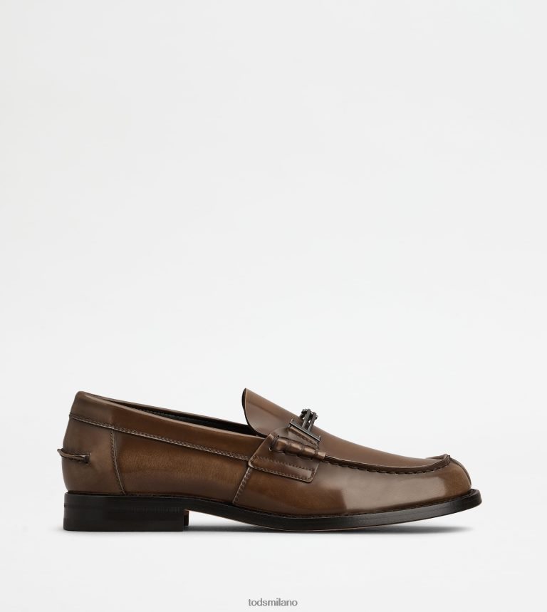 uominimarrone Tod's mocassini in pelle P66X8B706