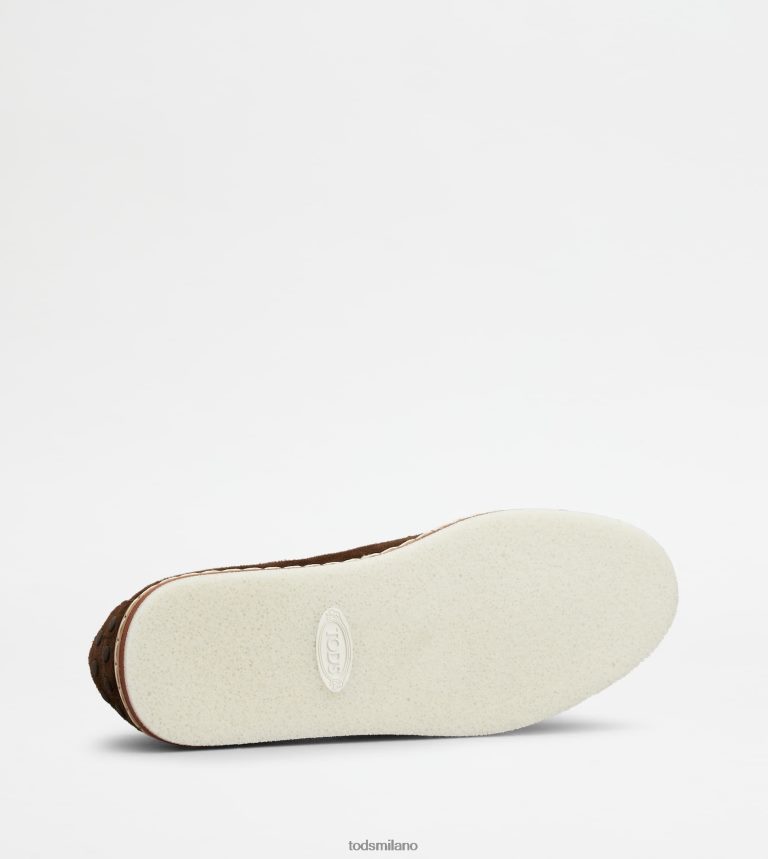 uominimarrone Tod's mocassini in pelle scamosciata P66X8B643