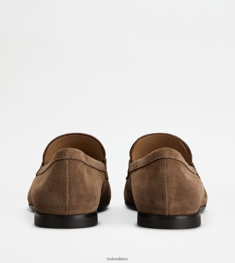 uominimarrone Tod's mocassini in pelle scamosciata P66X8B656
