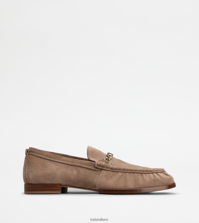uominimarrone Tod's mocassini in pelle scamosciata P66X8B672
