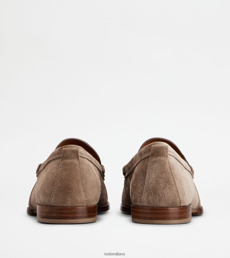 uominimarrone Tod's mocassini in pelle scamosciata P66X8B672