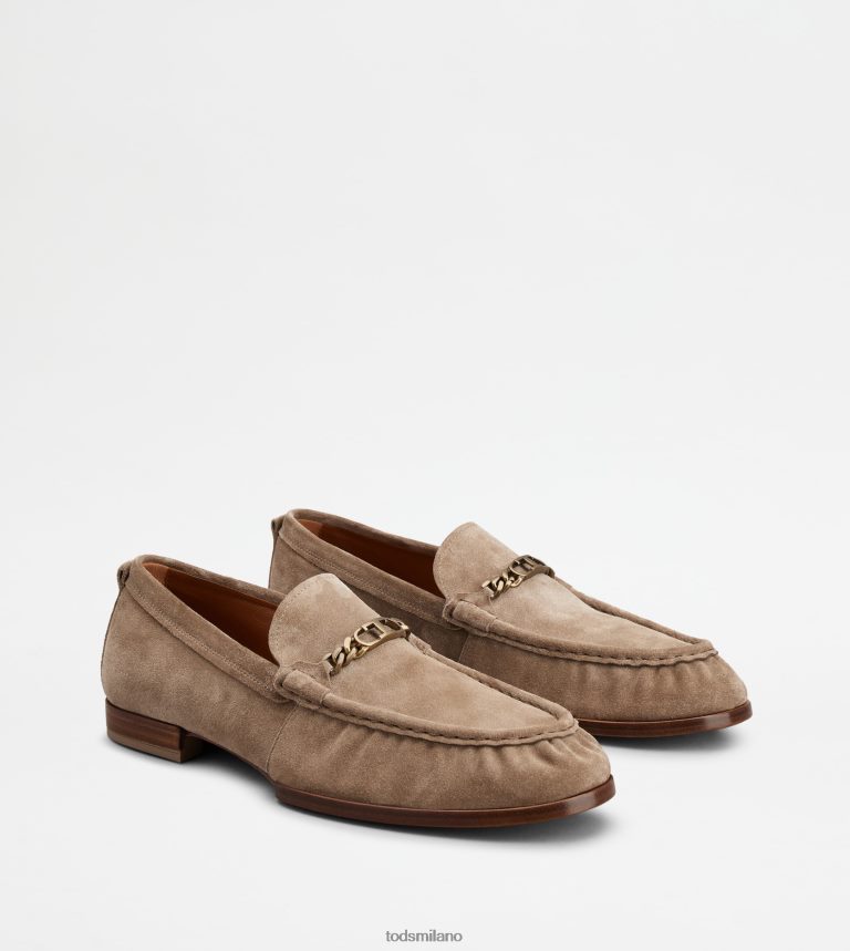 uominimarrone Tod's mocassini in pelle scamosciata P66X8B672