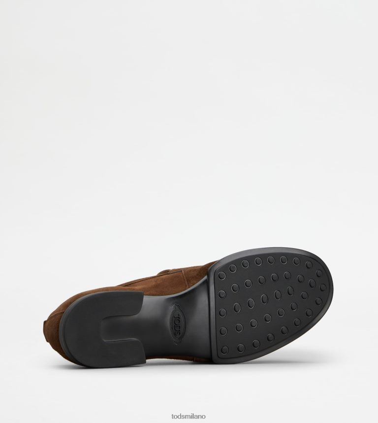 uominimarrone Tod's mocassini in pelle scamosciata P66X8B678