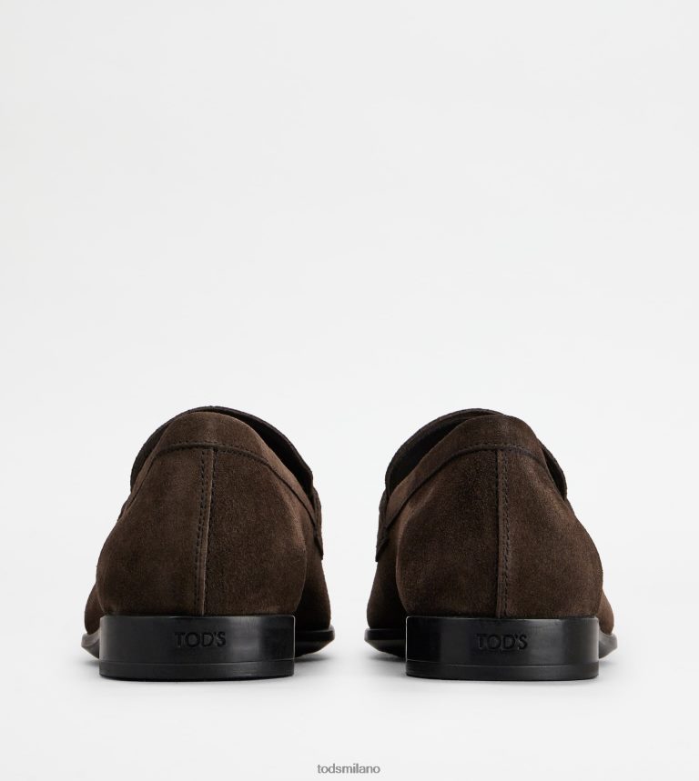 uominimarrone Tod's mocassini in pelle scamosciata P66X8B691