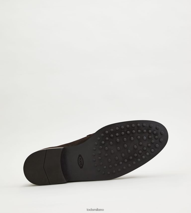 uominimarrone Tod's mocassini in pelle scamosciata P66X8B693