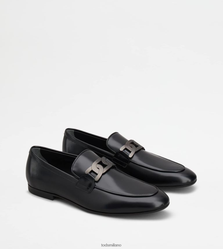 uomininero Tod's mocassini Kate in pelle P66X8B703