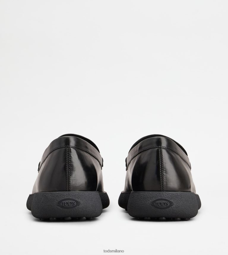 uomininero Tod's mocassini in pelle P66X8B653