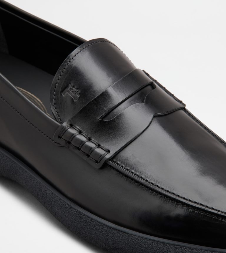 uomininero Tod's mocassini in pelle P66X8B653