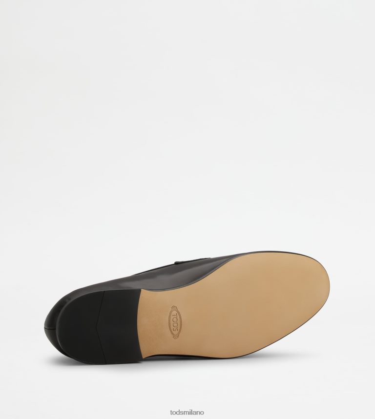 uomininero Tod's mocassini in pelle P66X8B659