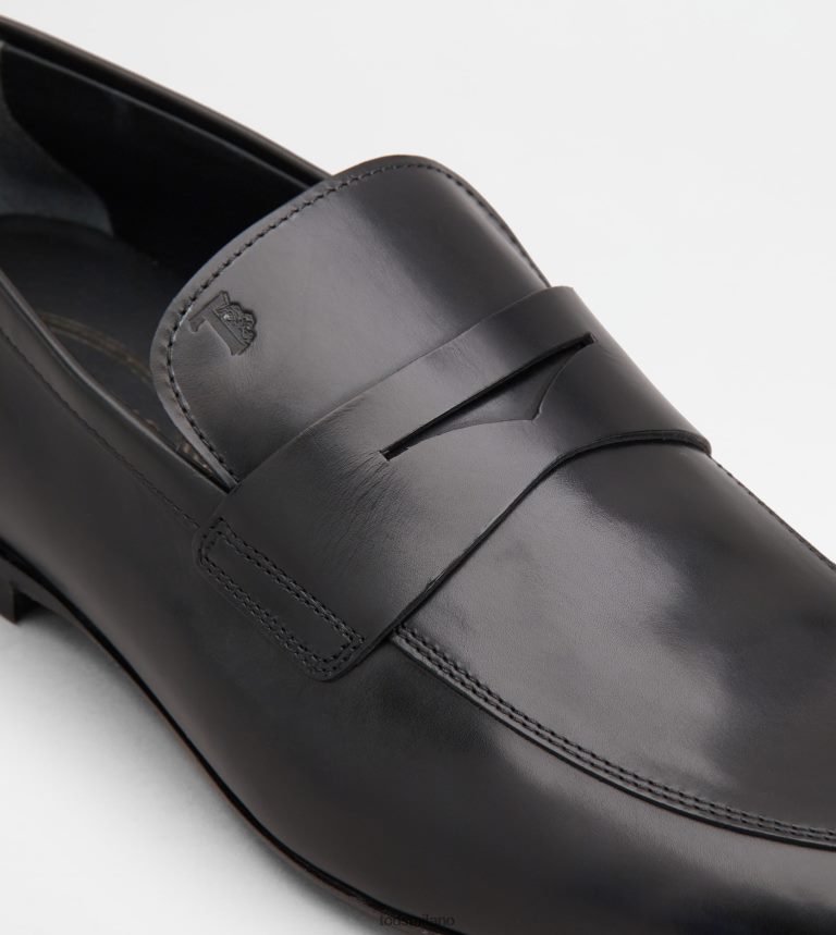 uomininero Tod's mocassini in pelle P66X8B659