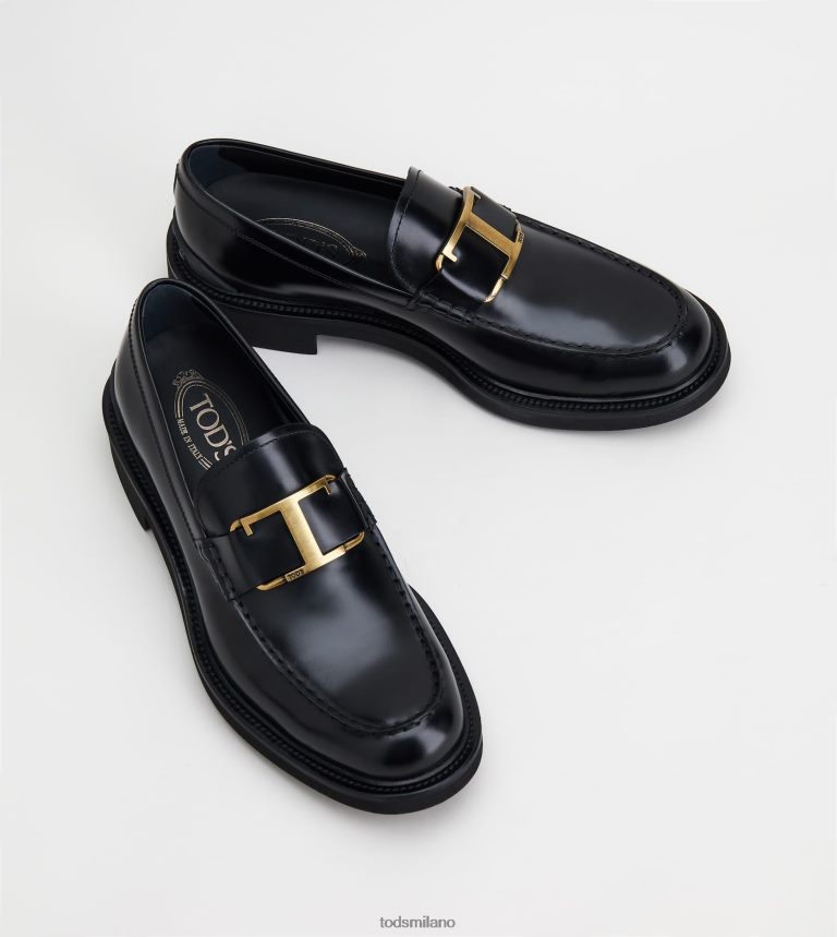 uomininero Tod's mocassini in pelle P66X8B671