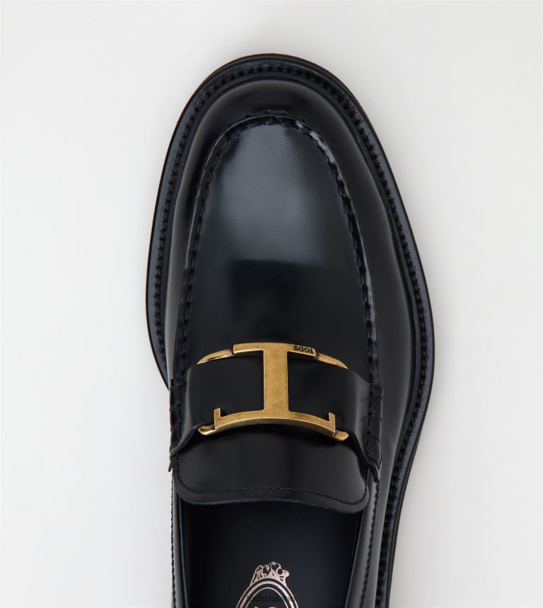 uomininero Tod's mocassini in pelle P66X8B671