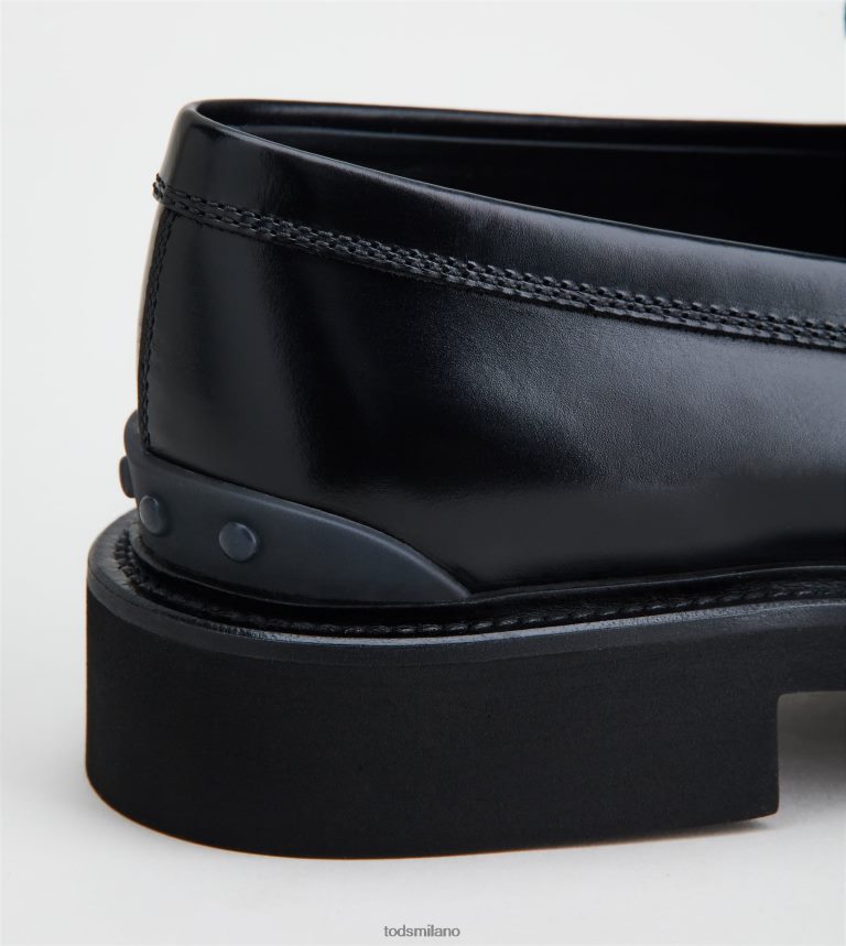 uomininero Tod's mocassini in pelle P66X8B671