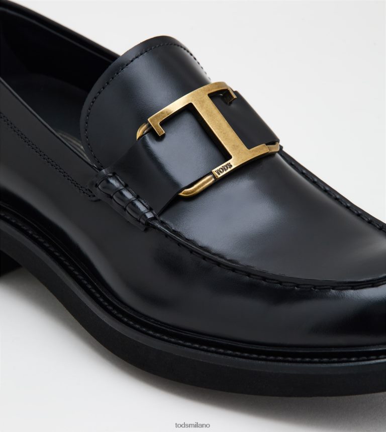 uomininero Tod's mocassini in pelle P66X8B671